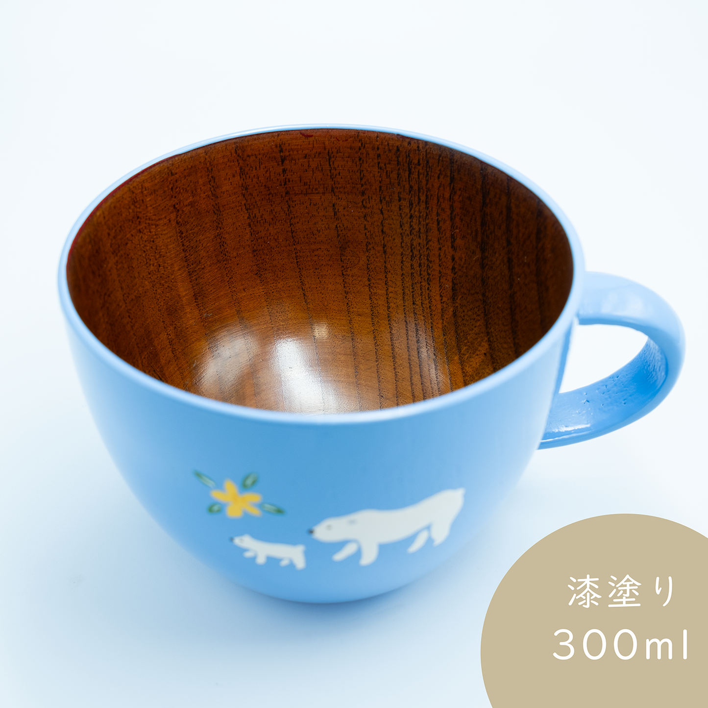 しろくま親子のスープマグ(ビヨウヤナギ)