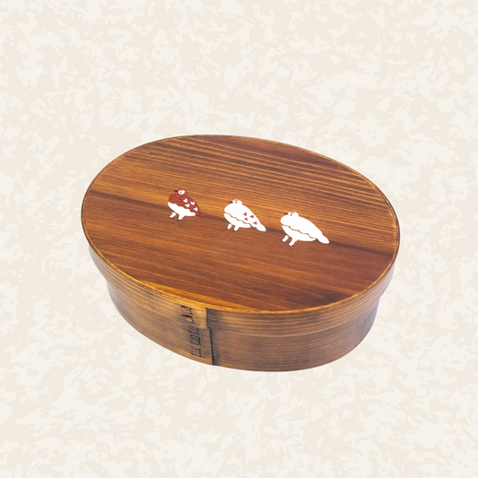 漆器　蒔絵　お弁当箱　3段　天然木　わっぱ弁当箱 お弁当箱 lunchbox – 藤澤蒔絵