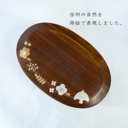 信州の彩り｜曲げわっぱ弁当箱｜700ml｜蒔絵