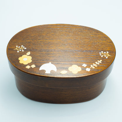 信州の彩り｜曲げわっぱ弁当箱｜450ml｜蒔絵