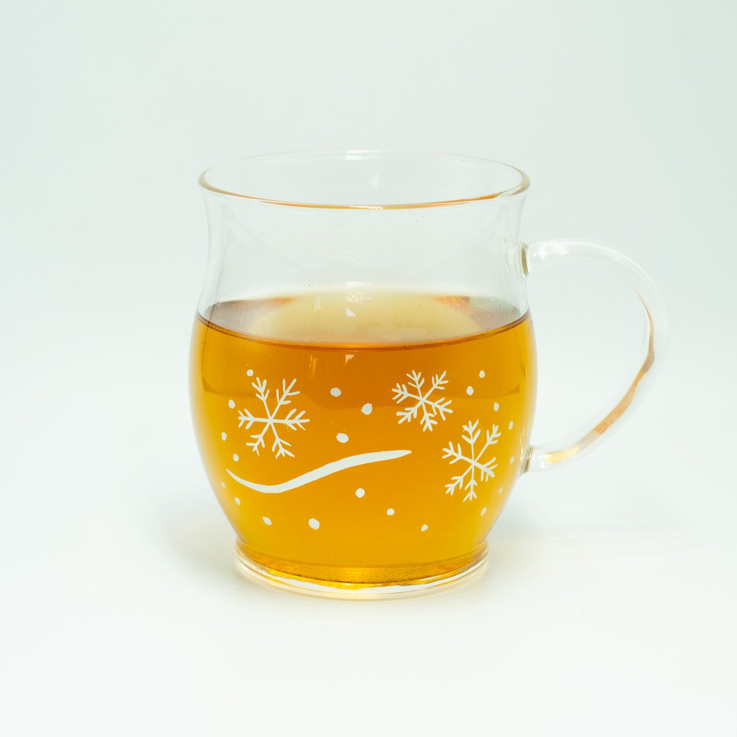 雪華｜マグカップ｜耐熱ガラス｜330ml