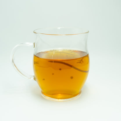 雪華｜マグカップ｜耐熱ガラス｜330ml