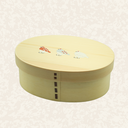 大判型曲げわっぱ弁当箱｜700ml｜白木