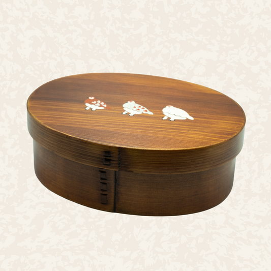 大判型曲げわっぱ弁当箱｜700ml｜ 漆塗り