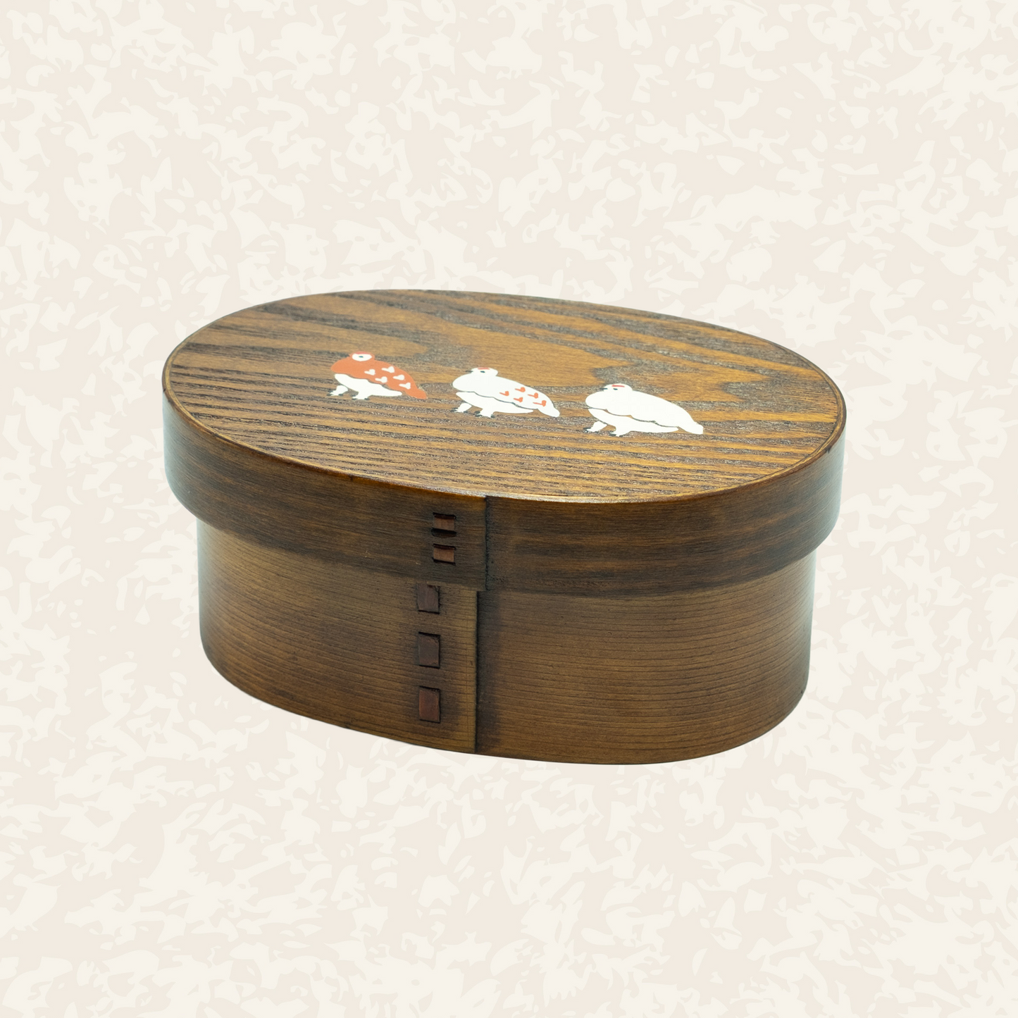 小判型曲げわっぱ弁当箱漆塗り｜470ml｜漆塗り